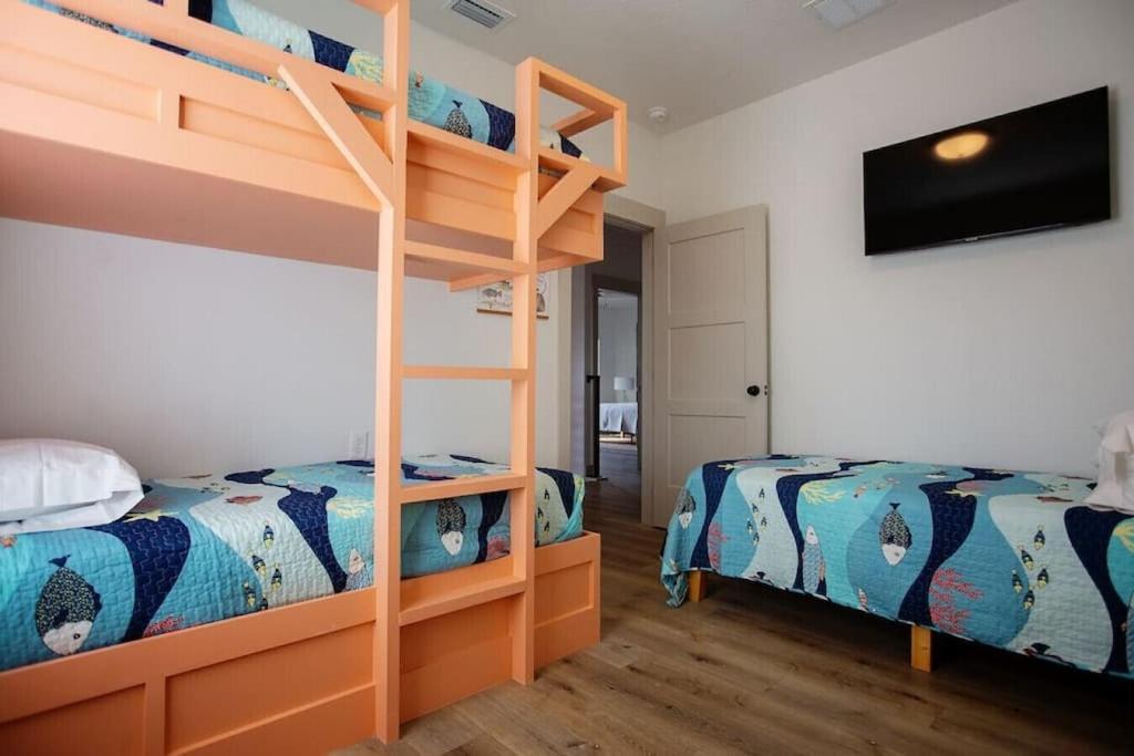 Villa Coral Reef - Brand New Build, Pet Friendly, Private Pool! Sleeps 9! à Panama City Beach Extérieur photo